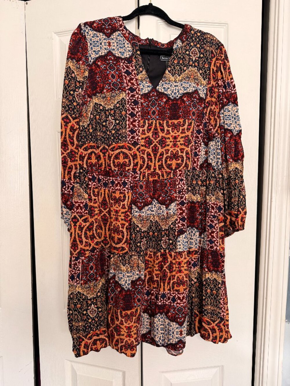 Jessica Howard Multicolor Print Fit and Flare Dress Size 18